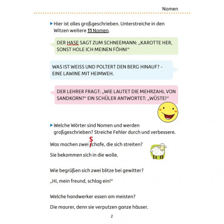 Mein Übungsheft Gramatik 3. Klasse