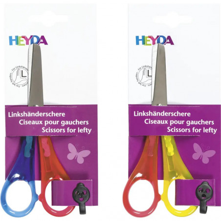 Schere Linkshänder rund sort