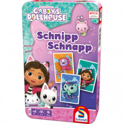 Schmidt Spiele - Gabby's Dollhouse, Schnipp Schnapp (in Metalldose)