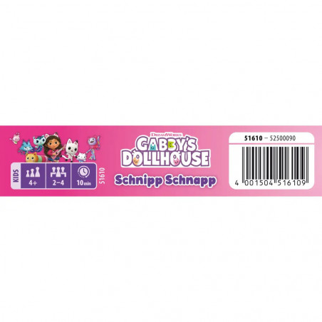 Schmidt Spiele - Gabby's Dollhouse, Schnipp Schnapp (in Metalldose)