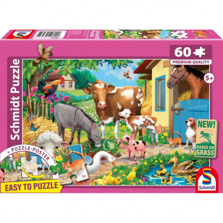 KIPUGP60T. Bauernhof Tiere