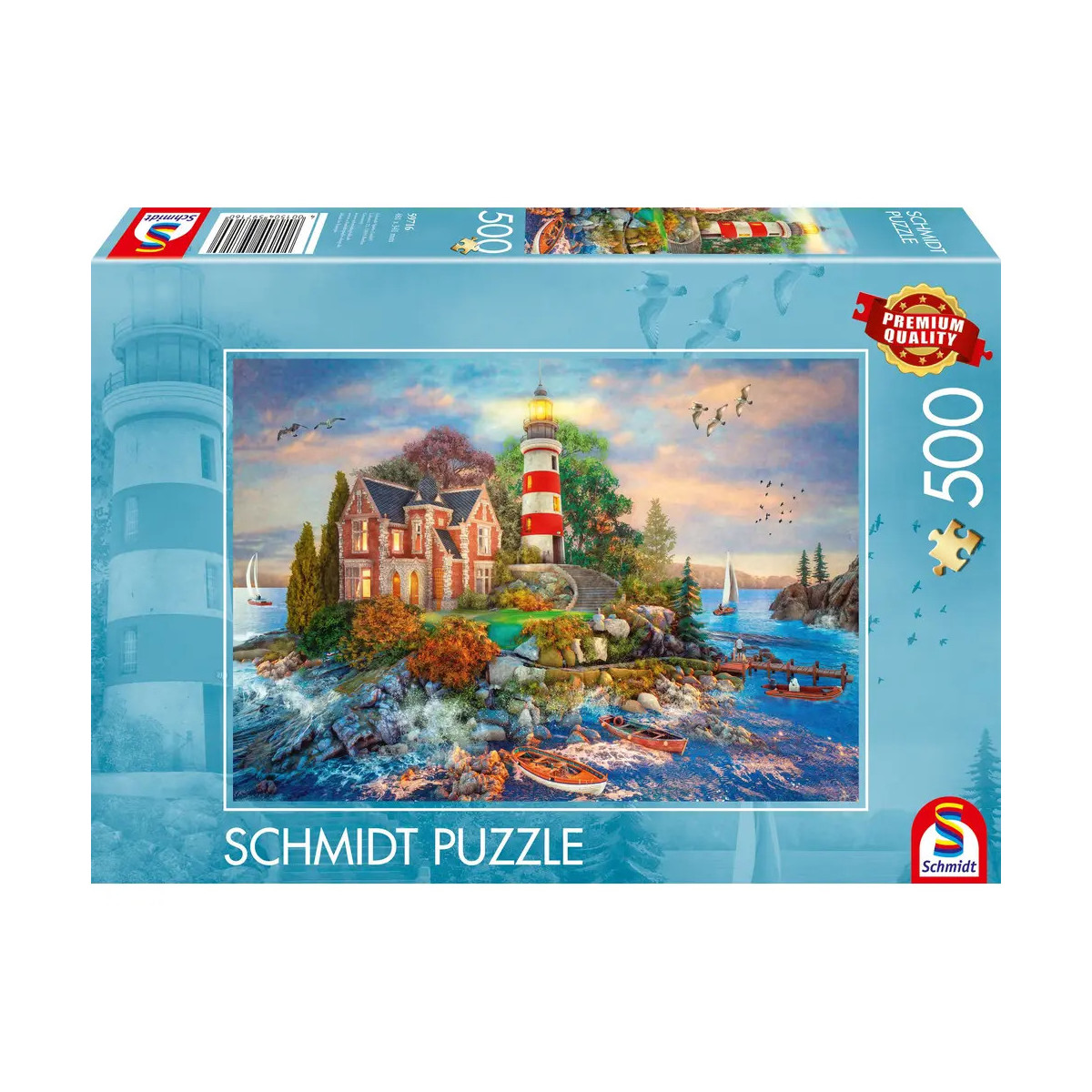 PU500T.Leuchtturm am Felsen