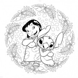 Disney Stitch Mandala Malsp