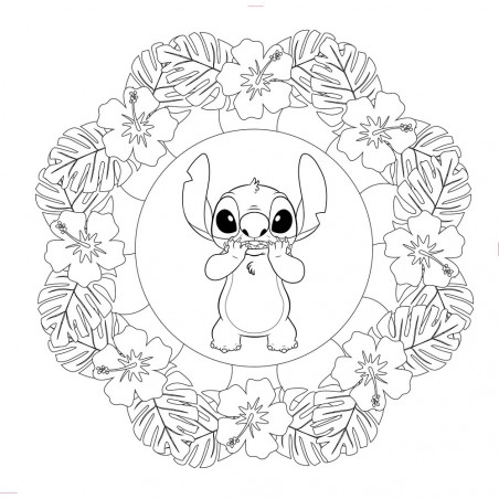 Disney Stitch Mandala Malsp