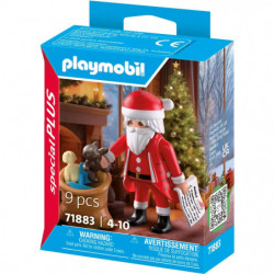 Weihnachtsmann mit Wunschzettel