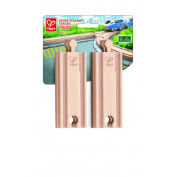 Hape - Kurze Eisenbahnschienen, 4 Stück