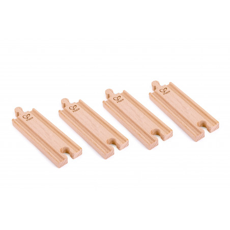 Hape - Kurze Eisenbahnschienen, 4 Stück