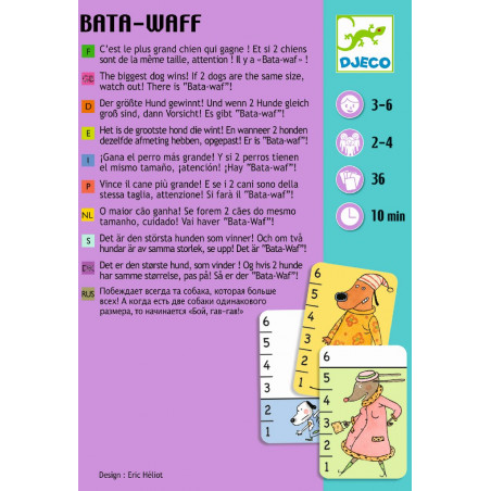 Djeco - Kartenspiel: Bata-waf