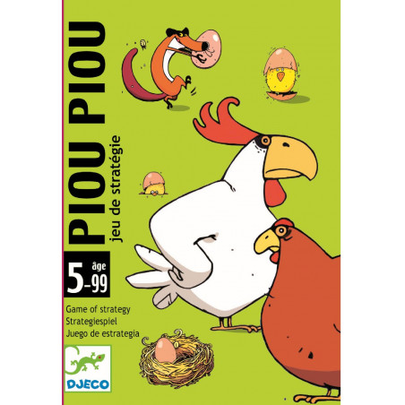Djeco - Kartenspiel: Piou Piou