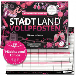 STADT LAND VOLLPFOSTEN® Mädelsabend Edition - Männer verbote