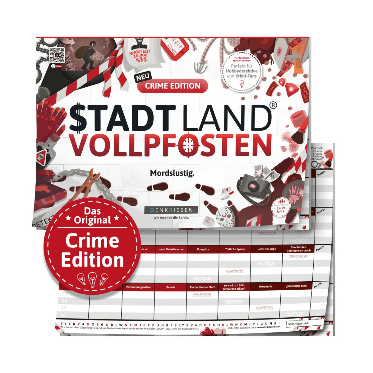 STADT LAND VOLLPFOSTEN® Crime Edition - Mordslustig