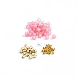 Schmuck basteln: Buchstaben Gold