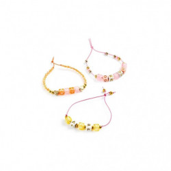 Schmuck basteln: Buchstaben Gold