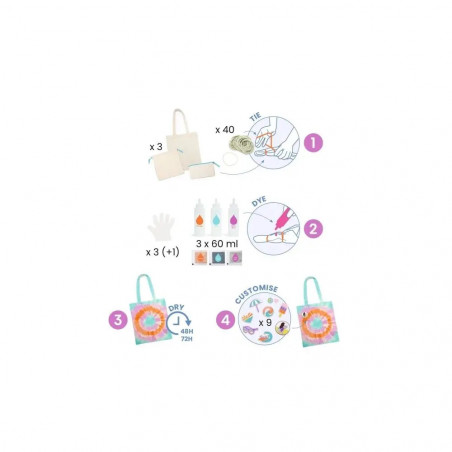 DIY: Batik-Set Taschen