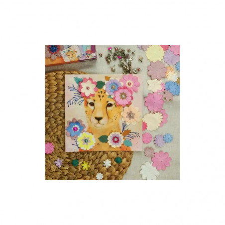 Papierkunst: Blumenkrone