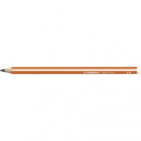 STABILO Trio dick Bleistift orange 2B