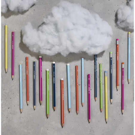 STABILO Trio dick Bleistift orange 2B