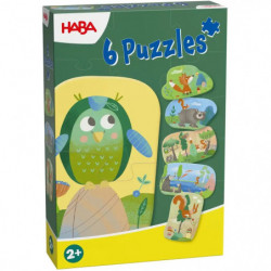 6 erste Puzzles - Waldtiere