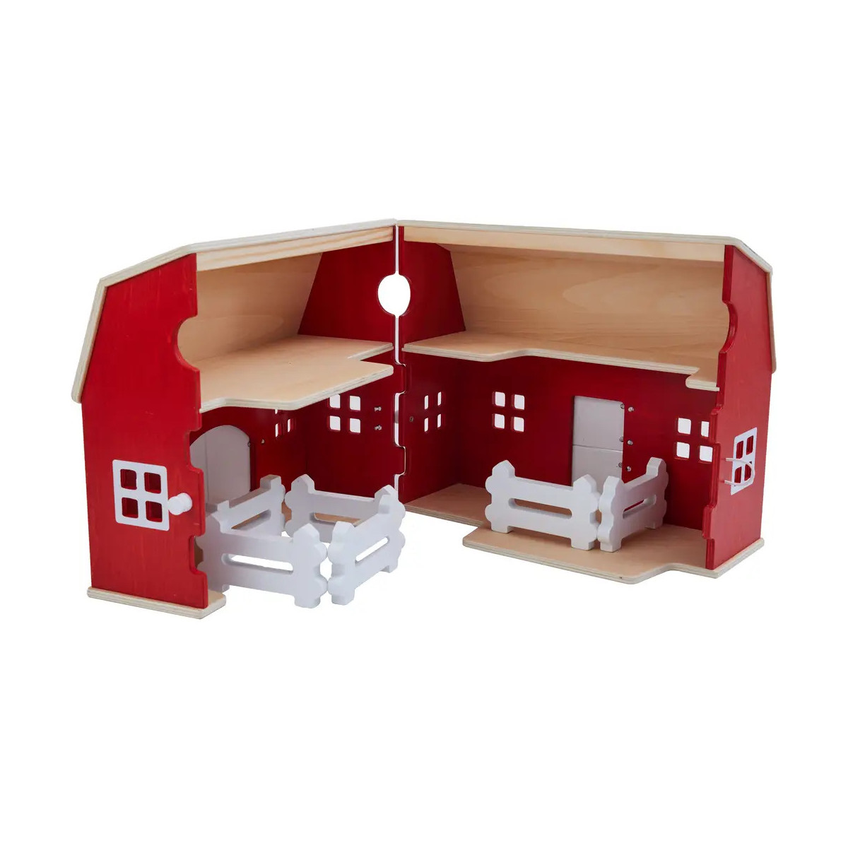 Großer Bauernhof aus Holz