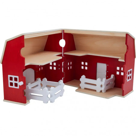 Großer Bauernhof aus Holz