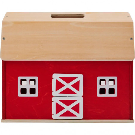 Großer Bauernhof aus Holz