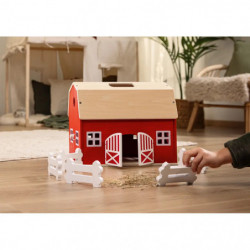 Großer Bauernhof aus Holz
