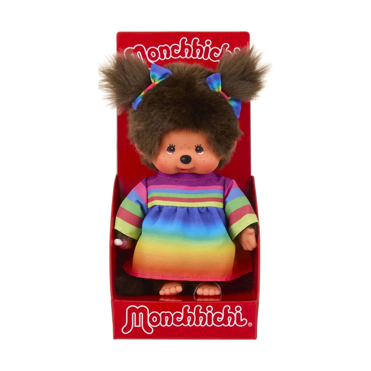Monchhichi Plüschfigur Rainbow Dress Girl 20cm