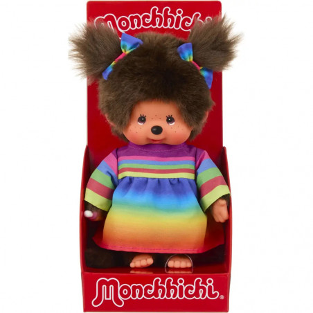 Monchhichi Plüschfigur Rainbow Dress Girl 20cm