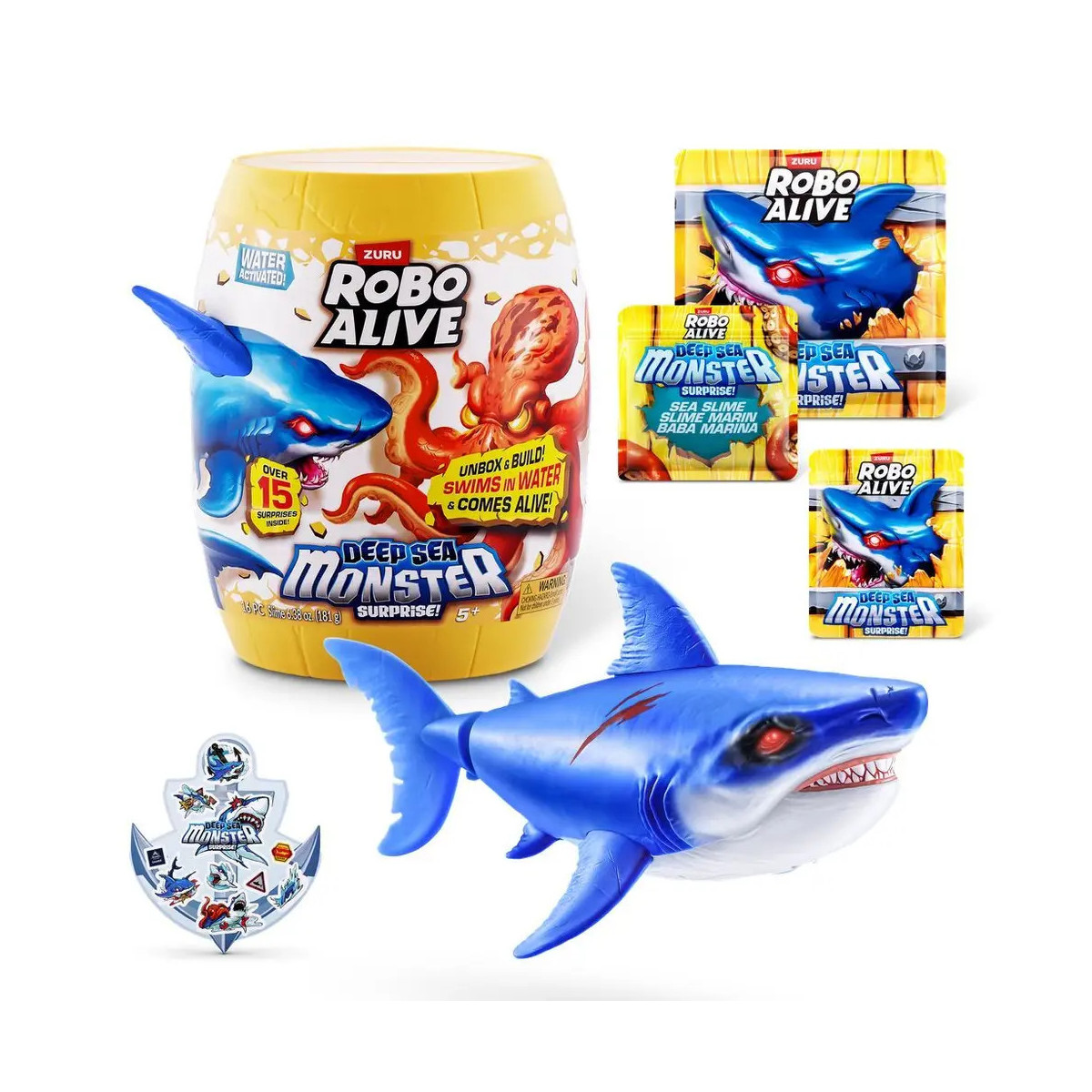 Robo Alive Sammelfigur Deep Sea Monster Surprise Serie 1 2fa
