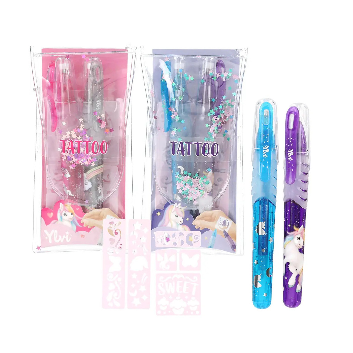 Ylvi Tattoo Glitzer Gelstifte