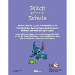 Disney Stitch: Spardose Buch Pinsel Farb