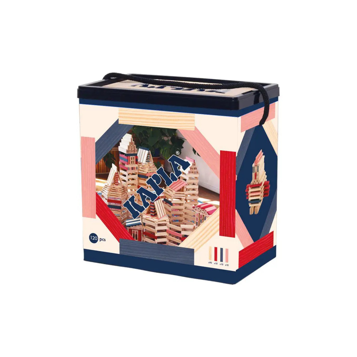 120er BOX - Rosa, Rot, Dunkelblau