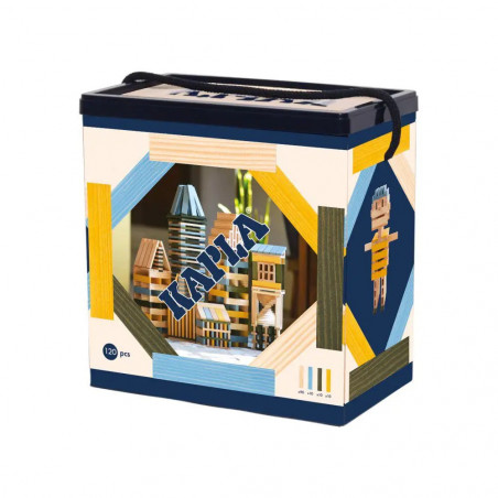 120er BOX - Hellblau, Gelb, Dunkelgrün