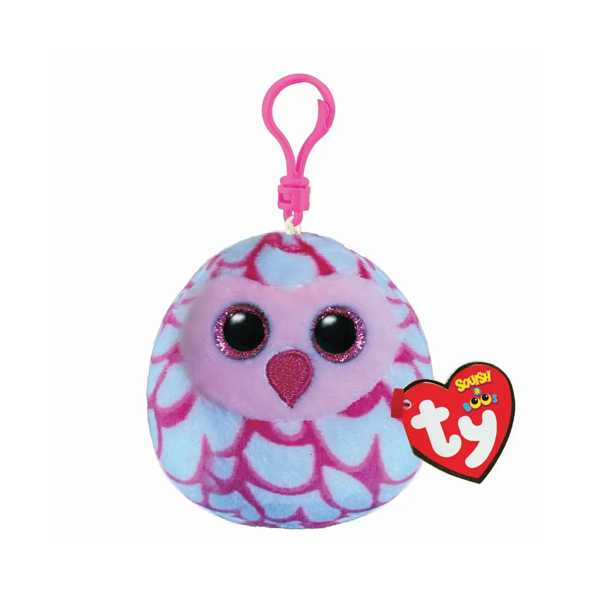 Ty - Squishy Beanies - Anhänger - Pinky Eule