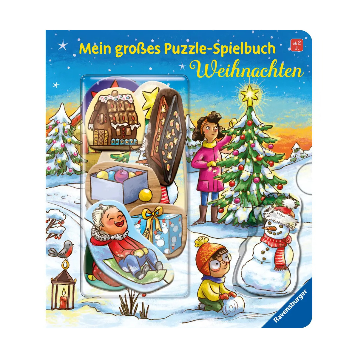 Ravensburger - Mein großes Puzzle-Spielbuch: Weihnachten