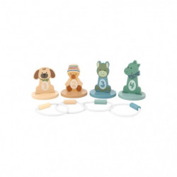 Ringwurfspiel Holz - bunt