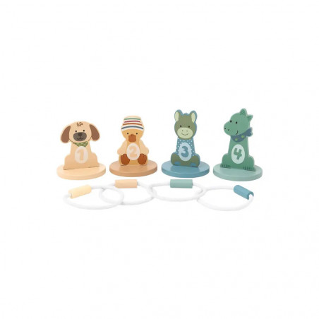 Ringwurfspiel Holz - bunt