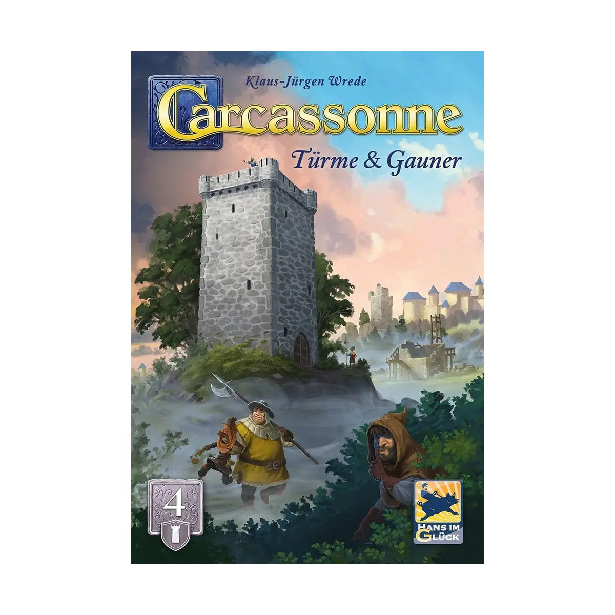 Carcassonne - Erweiterung 4 Türme & Gauner (v3.1)