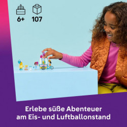 Eis- und Luftballonstand