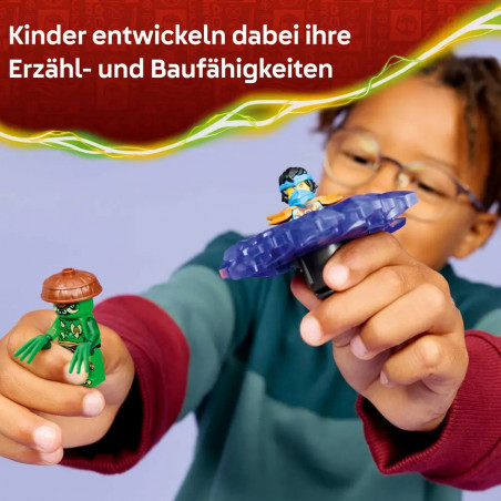 Nya vs. Elementarmonster-Spinner