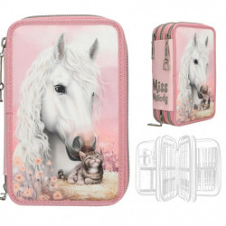 Miss Melody 3 Fach Federtasch