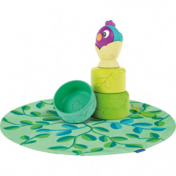 Play+ Baby-Stapel-Puzzle: Vogelnest