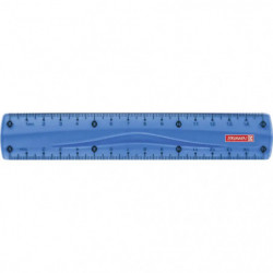 Lineal 15cm azur