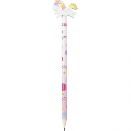 Bleistift mit Radierer Einhorn