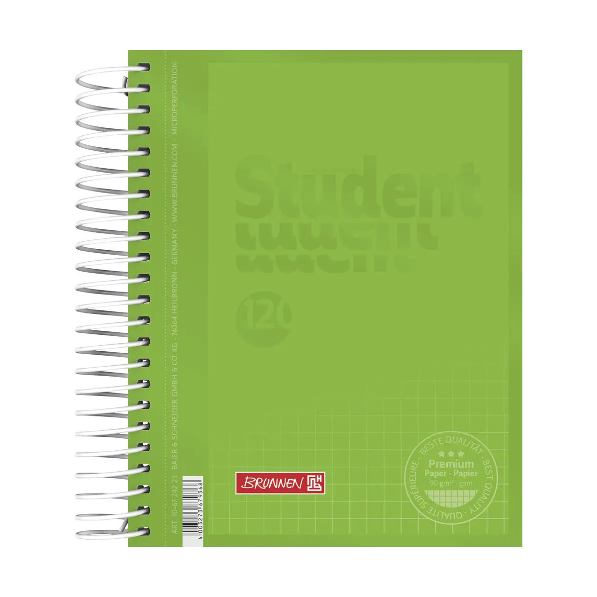 Collegebl A6 kar 120Bl kiwi