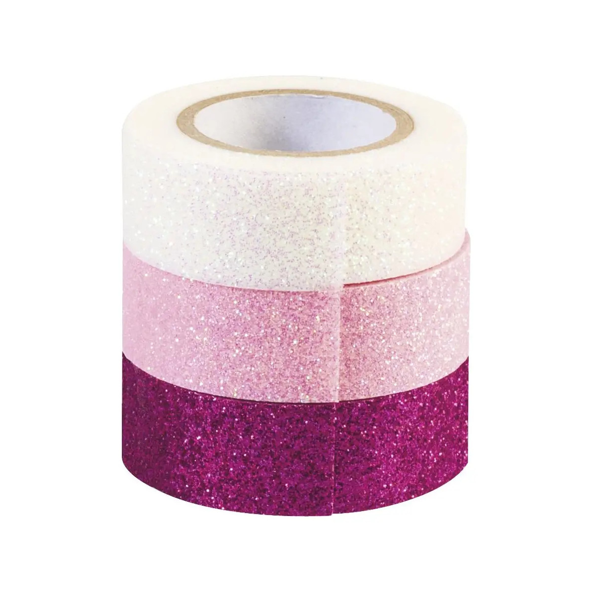 Glitter Tape 3er pink