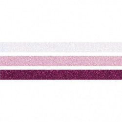Glitter Tape 3er pink