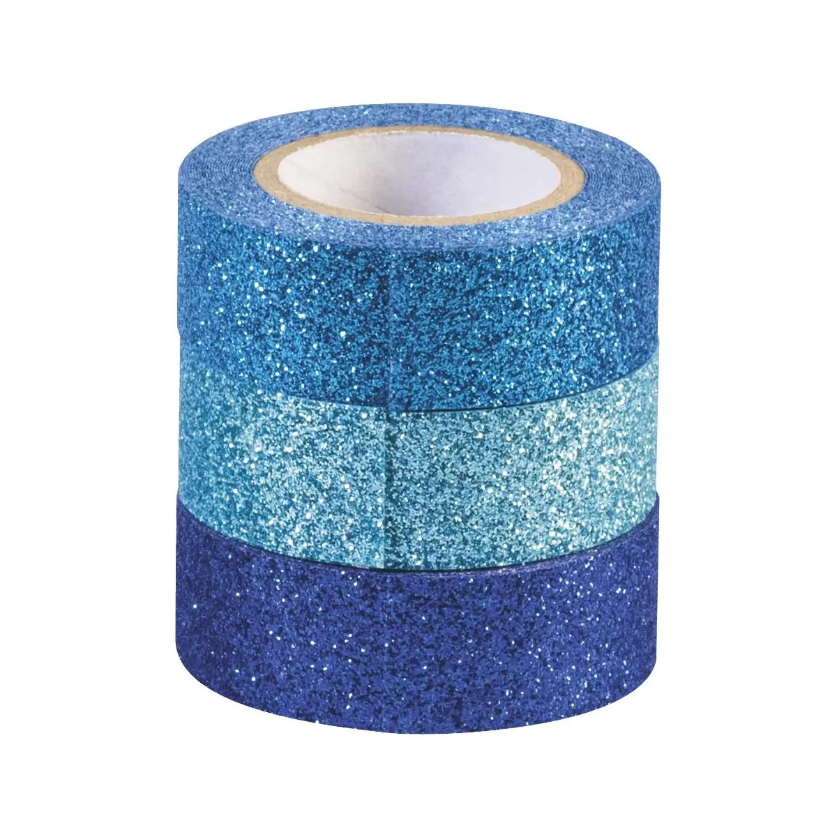 Glitter Tape 3er blau