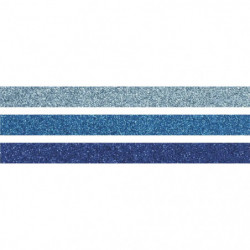 Glitter Tape 3er blau