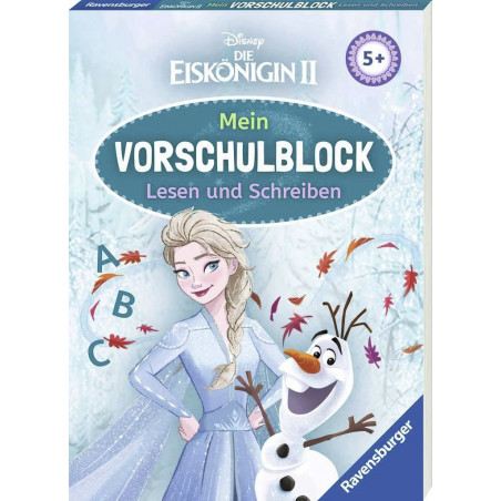 Ravensburger - Disney Die Eiskönigin 2 Mein Vorschulblock: Lesen und Schreiben
